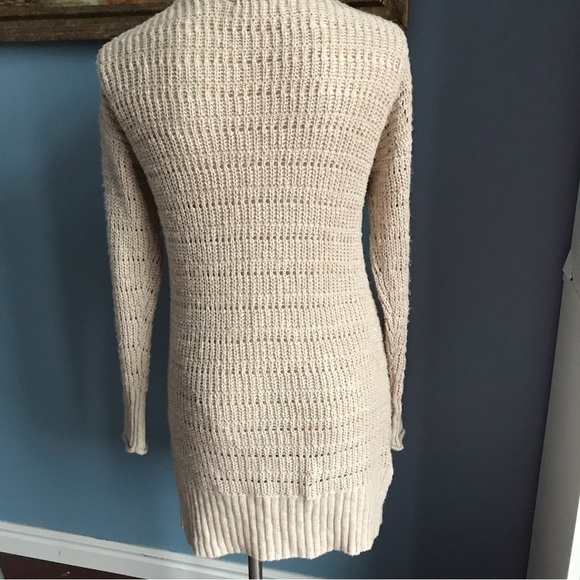Pink Rose beige knit open cardigan - Picture 2 of 10
